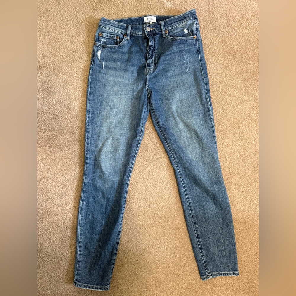 Pistola Distressed Skinny Jeans